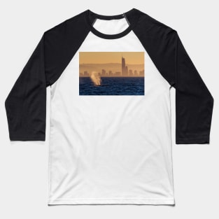 Humpack Whale Surfers Paradise October 2016 Baseball T-Shirt